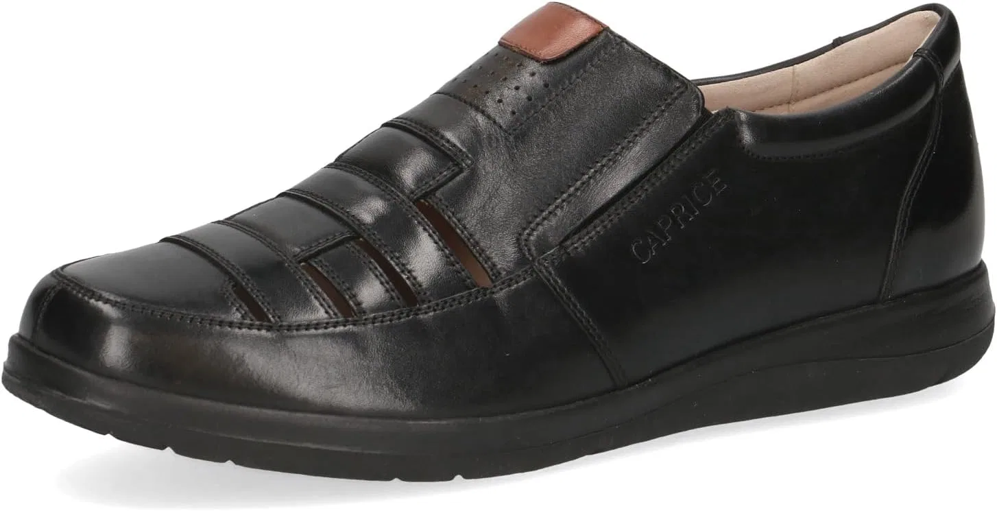CAPRICE Herren Туфли из коллекции Leder с вырезом, Black (Black Comb)