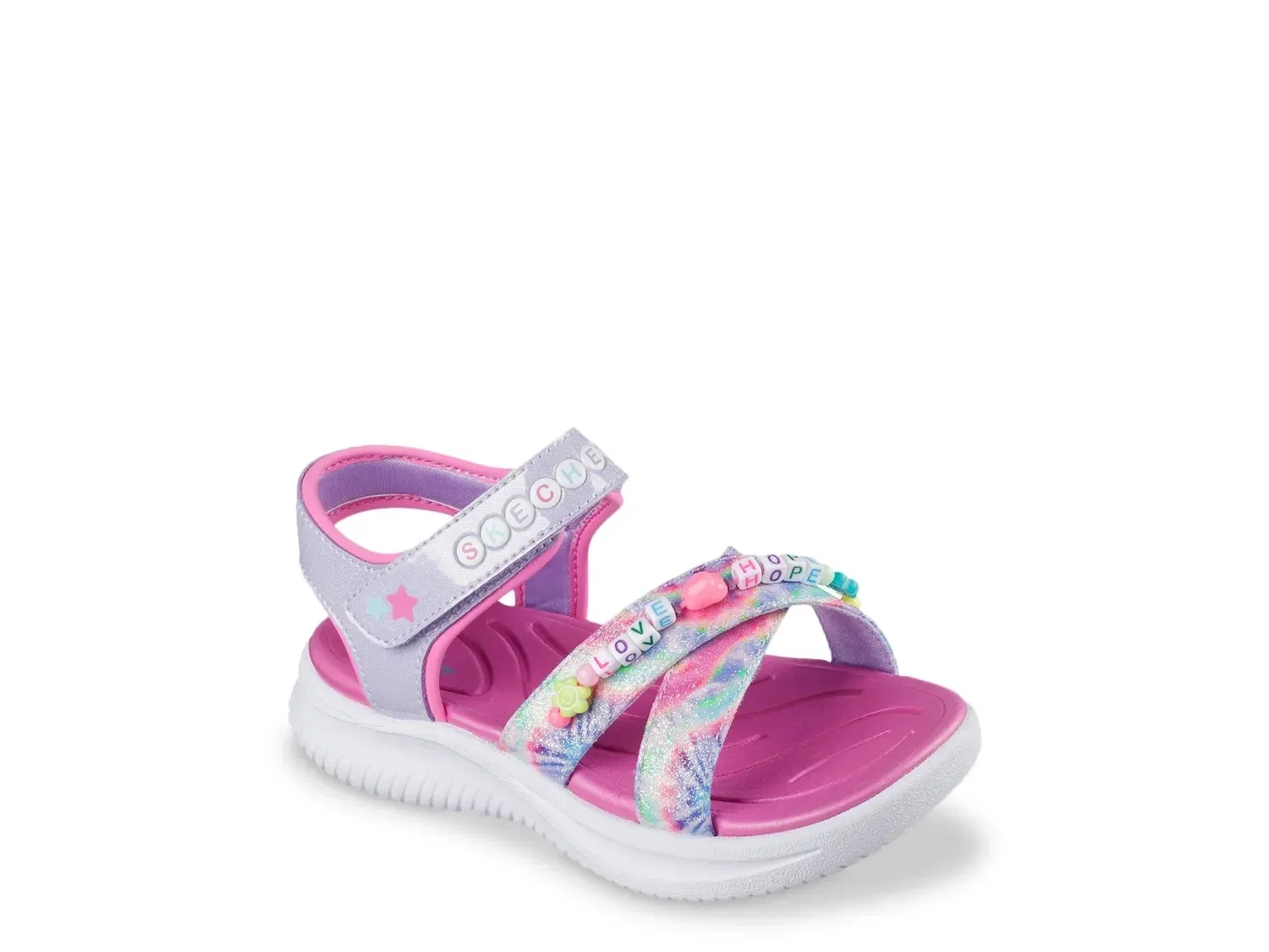 Сандалии Tie Dye BFFs, Skechers, розовый