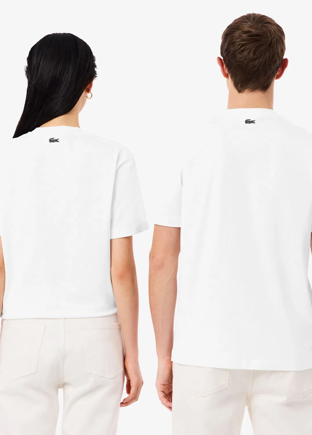 Футболка Classic Fit Lacoste, белый — фото 3