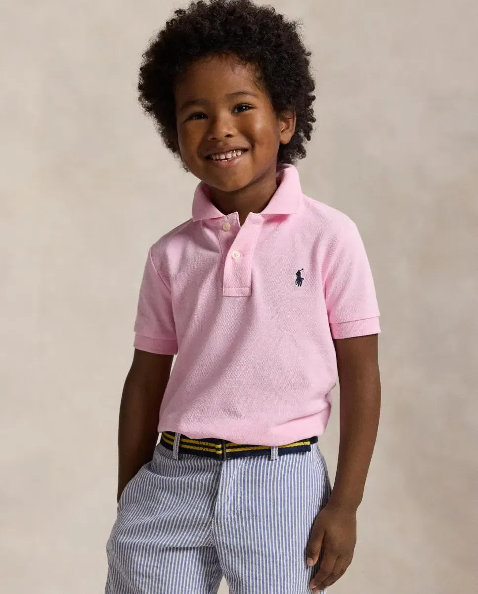 Детское поло для мальчиков из пике Polo Ralph Lauren, Rosa Claro