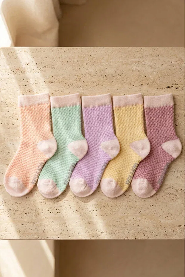 Детские носки с принтом Katia&Bony, Multicolored