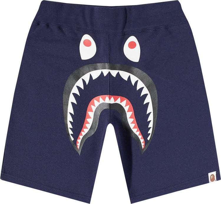 Спортивные шорты BAPE Shark Sweatshorts 'Navy', синий - фото