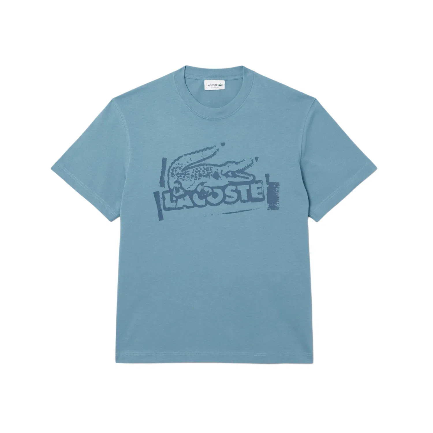 Мужская футболка с принтом CPI/White LACOSTE — фото 3