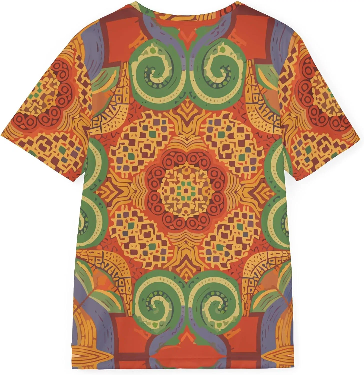 Мужская футболка с африканским принтом BayaAfrica, Multicolor — фото 2