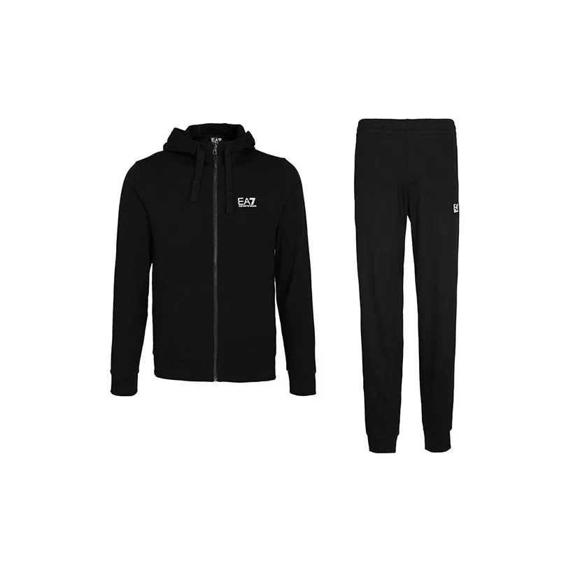 Мужской спортивный костюм хлопковый Core Identity EMPORIO ARMANI, Black