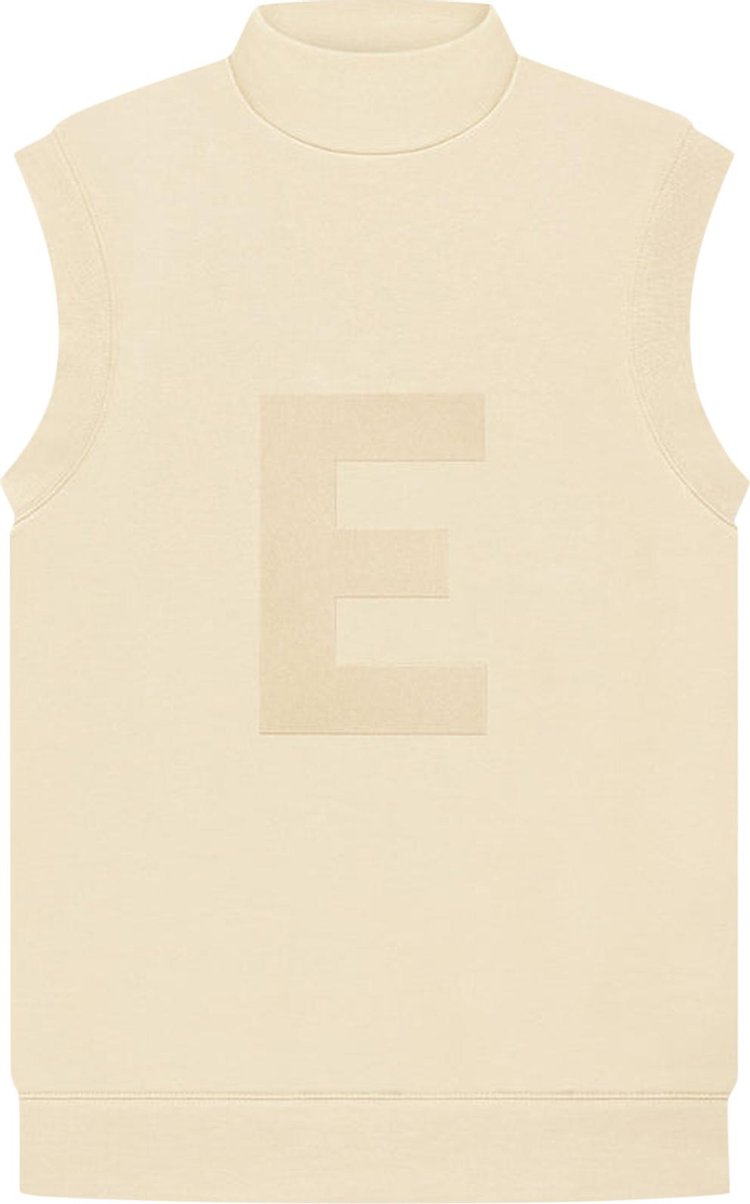 Жилет Fear of God Essentials Mockneck Vest 'Egg Shell', кремовый - фото