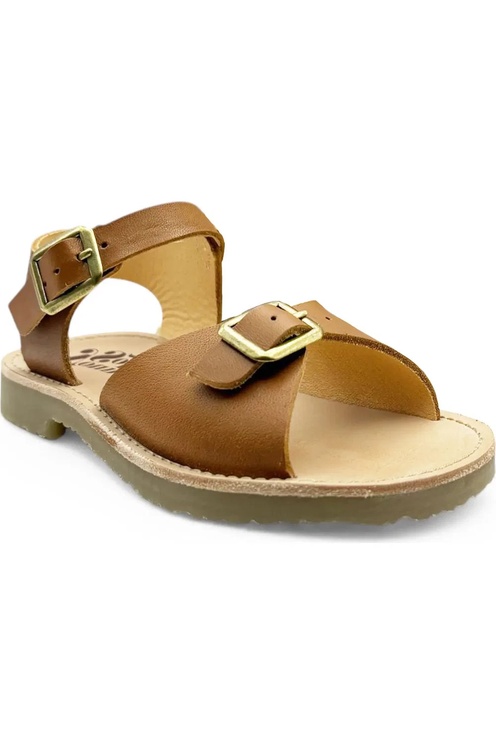 Детские сандалии на пряжке Sonny Young Soles, Chestnut Brown