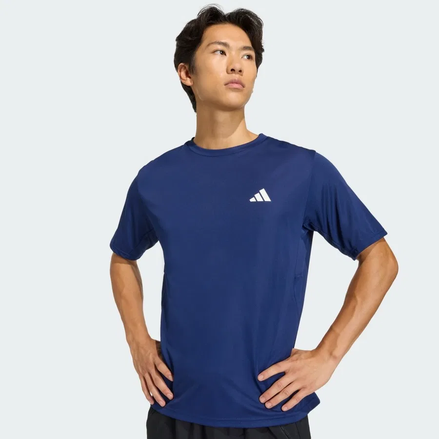 Мужская футболка с длинным рукавом Performance Workout Essentials Base adidas, Черный — фото 4