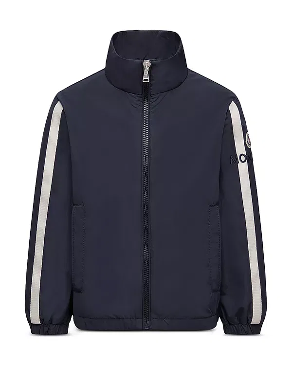Детская куртка для мальчиков с воротником-стойкой Venoste Moncler, белый