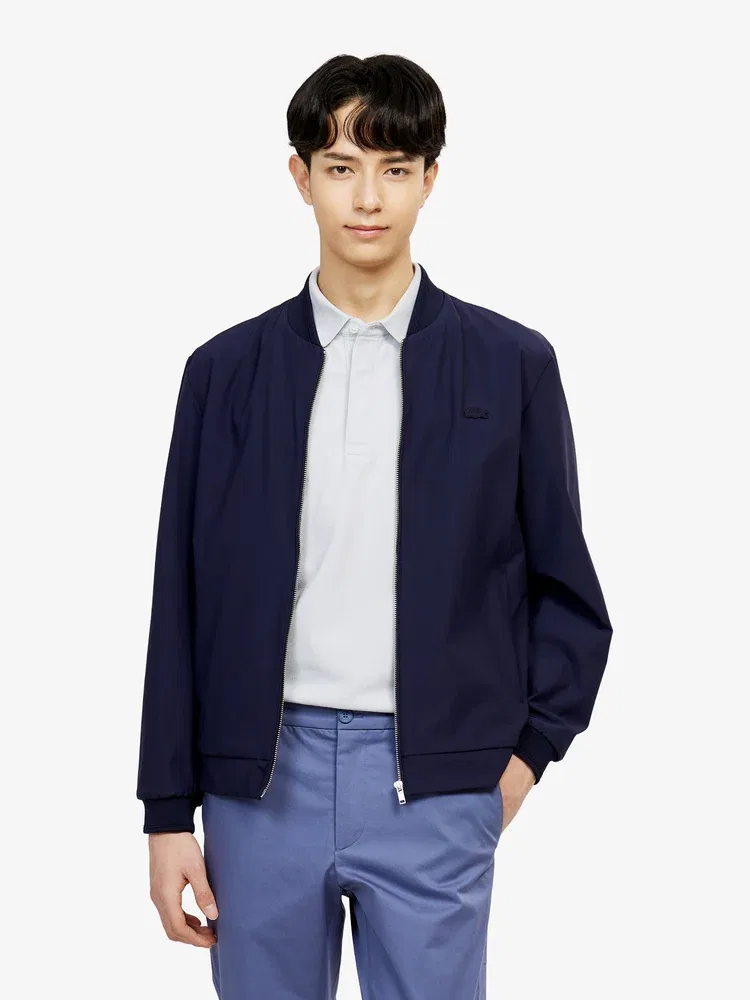 Куртка-бомбер с воротником-стойкой LACOSTE, Navy