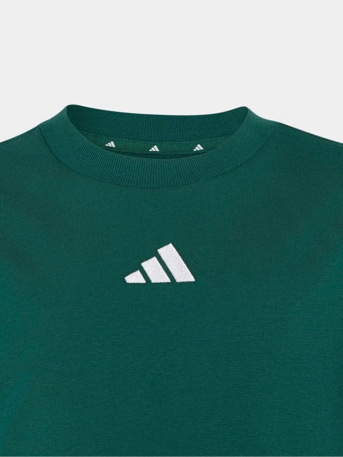 Футболка с коротким рукавом, Essentials adidas, зеленый/белый — фото 3
