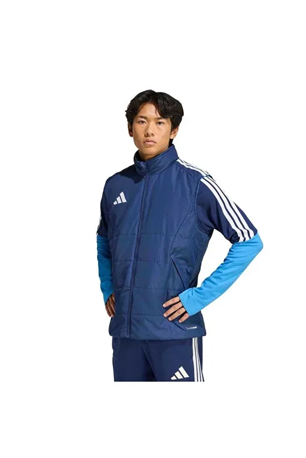 Мужской спортивный жилет с длинным рукавом Tiro26C winvst men's sports vest kb2720 Adidas, Navy Blue
