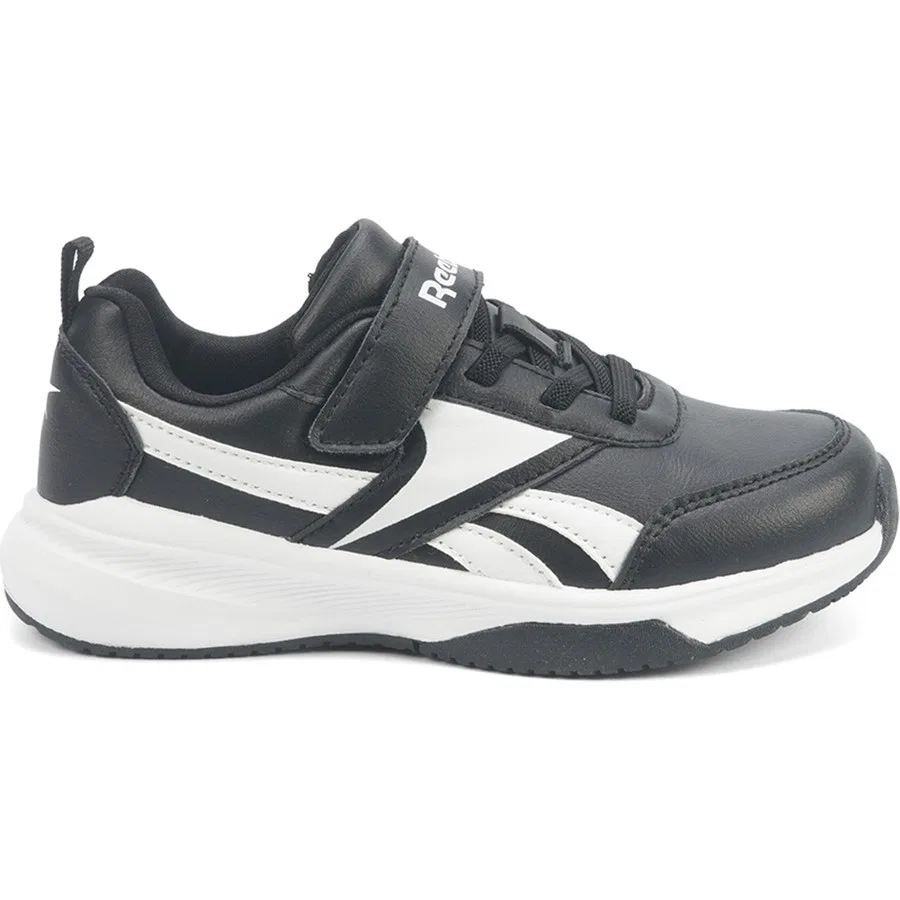 Кроссовки детские с длинным шнурком Poine One Kds Reebok, Черно-белый