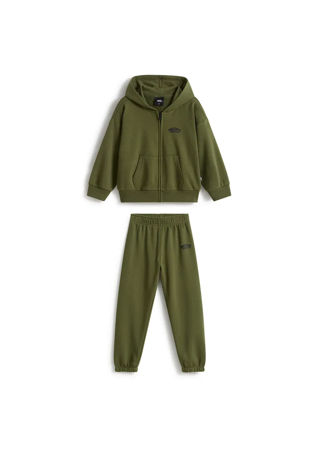 Двойной стандартный комплект fz. - Толстовка на молнии Vans, Dark Green