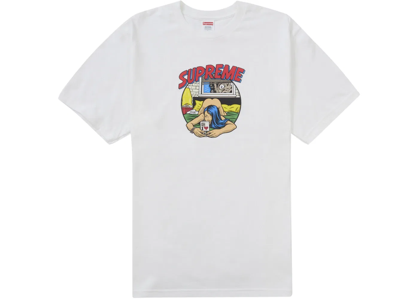 Мужская футболка с коротким рукавом Supreme Tee (SS25), White