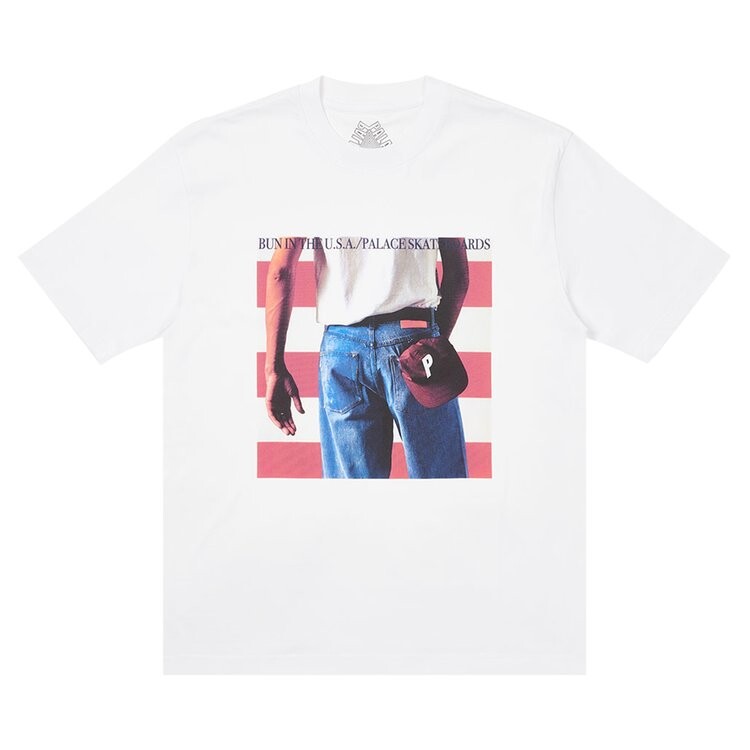 

Футболка Palace Born To Bun T-Shirt 'White', белый