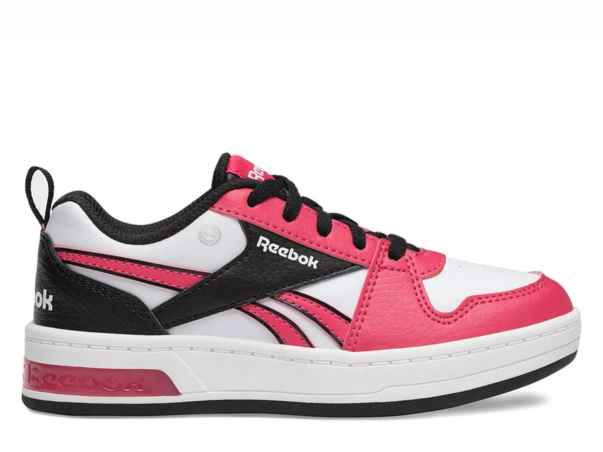 Детские кроссовки для девочек с принтом Reebok Royal Prime Step N' Flash Reebok, Boldpink White Black