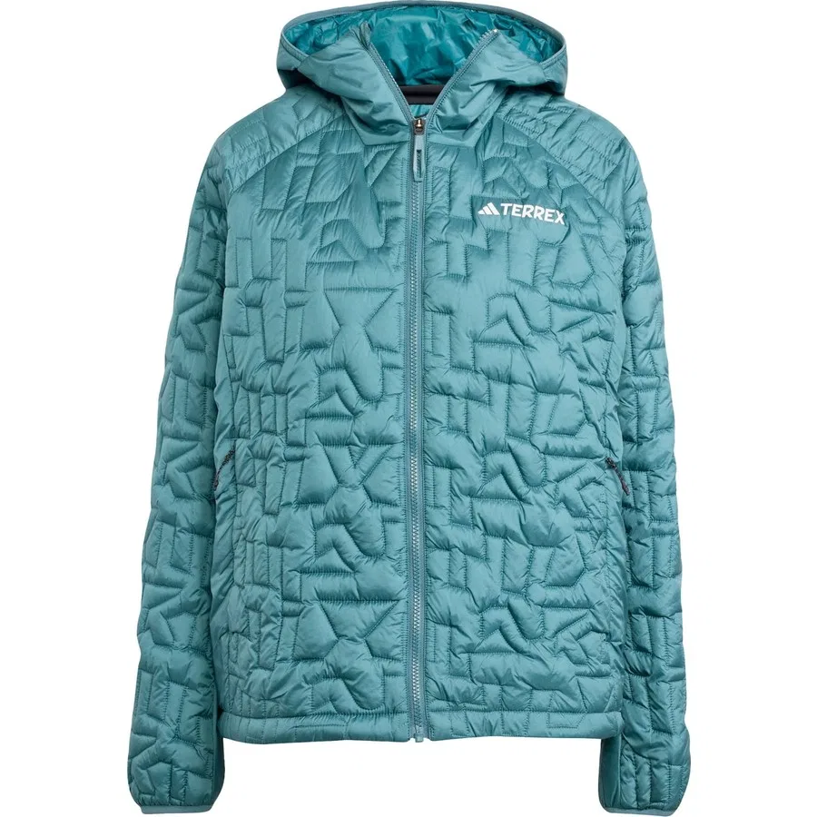 Куртка утепленная с капюшоном Terrex Xperior PrimaLoft Loose Fill Insulated adidas, Бирюзовый — фото 3