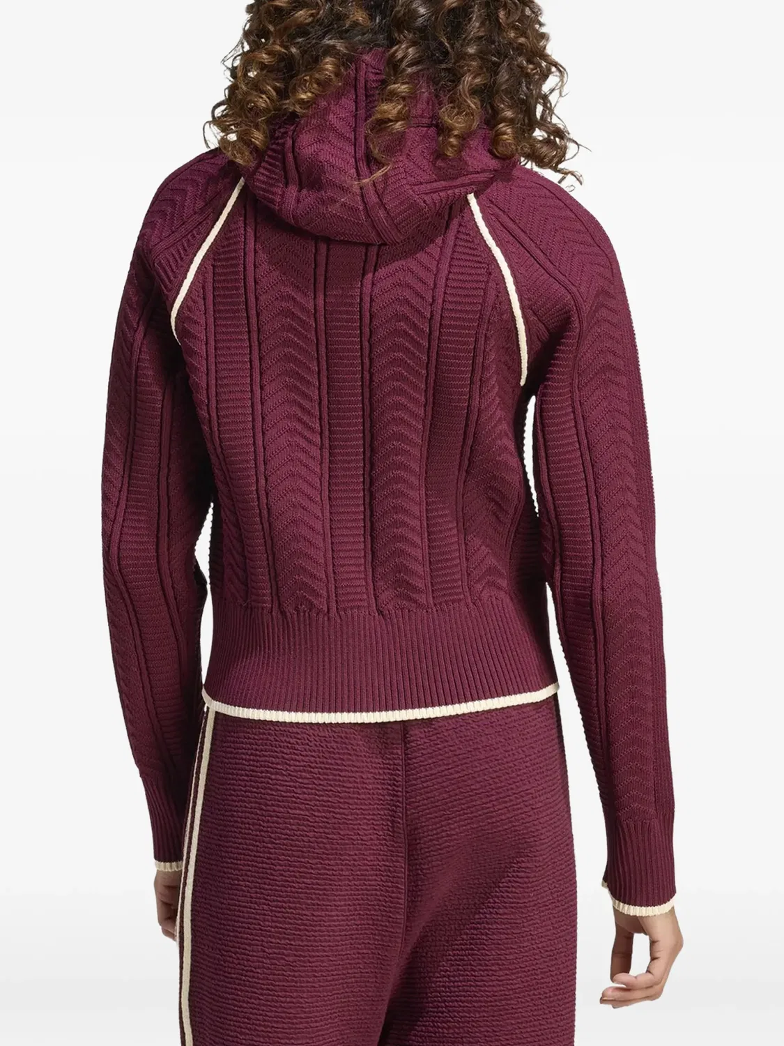 Adidas Трек-топ SST красный — фото 3