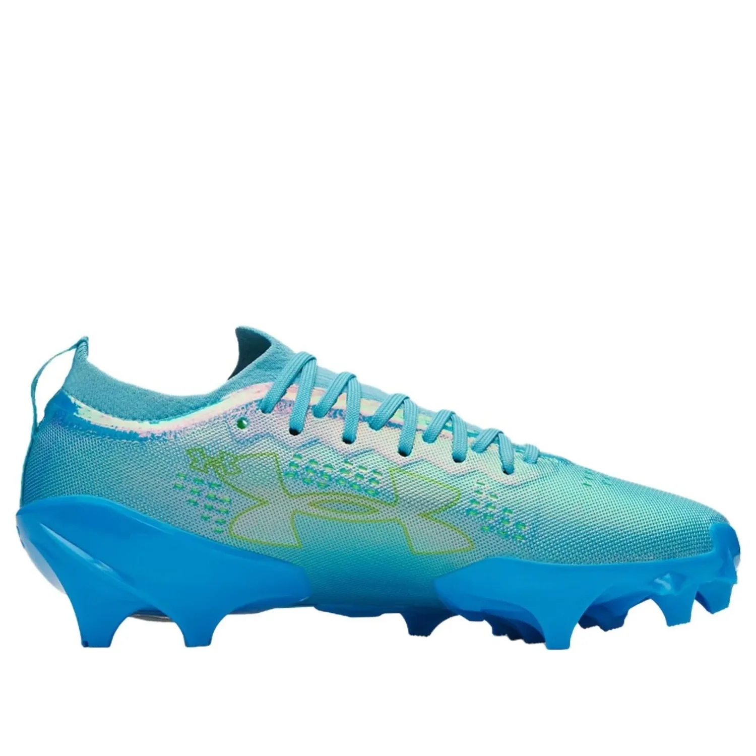 Кроссовки Under Armour Blur Pro 'Fresco Blue Capri Hyper Green' — фото 2
