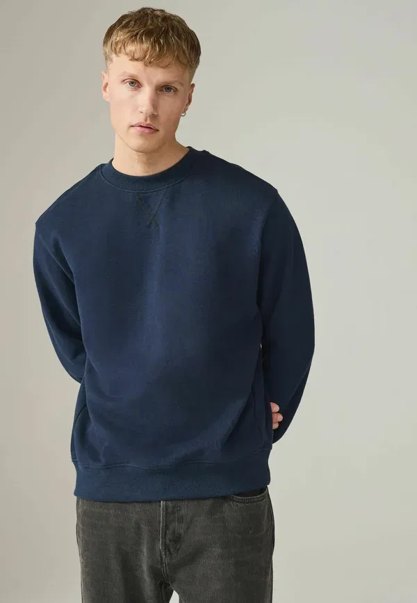 Футболка хлопковая Regular Fit Lightweight 2 Pack Next Navy Blue, Khaki Green, темно-синий/зеленый/хаки — фото 2