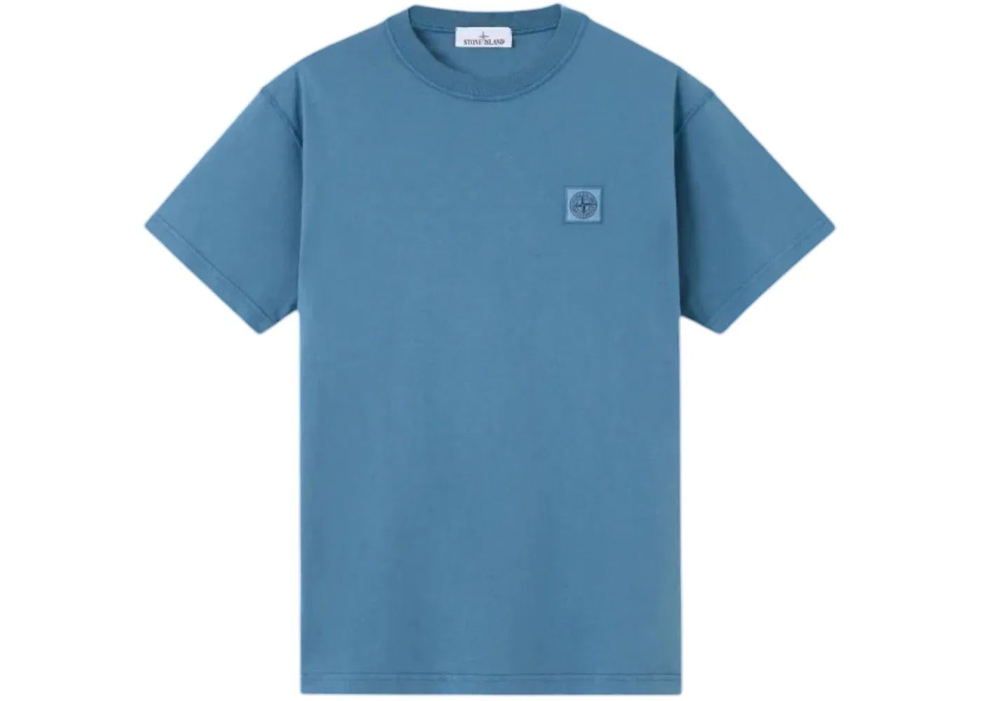 Мужская футболка с принтом Compass Logo Ghost Stone Island, Steel Blue
