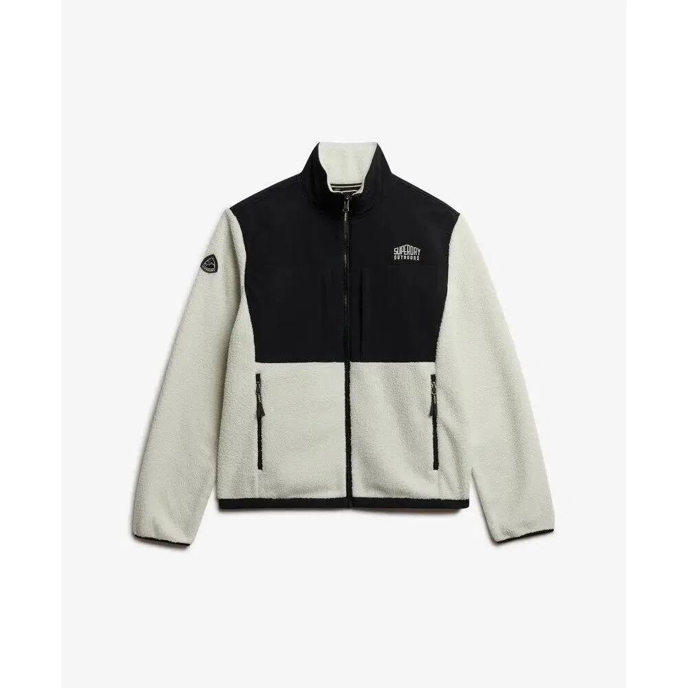 Мужская флисовая куртка Hybrid Superdry, Schwarz