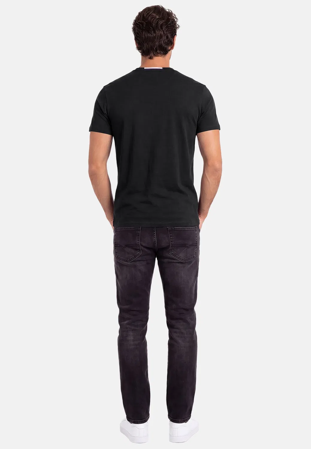 Мужская футболка из хлопка U.S. Polo Assn., Black/Red — фото 4