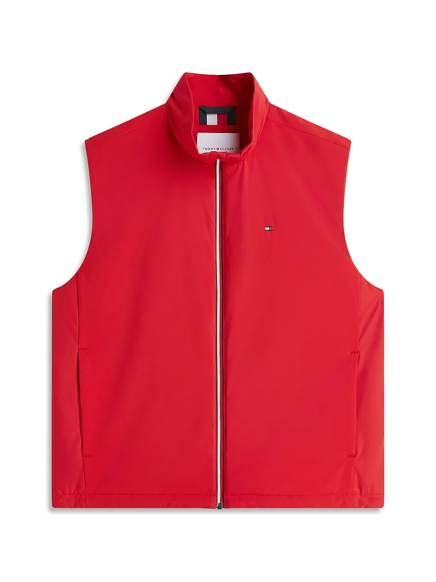 Жилет TOMMY HILFIGER красного цвета