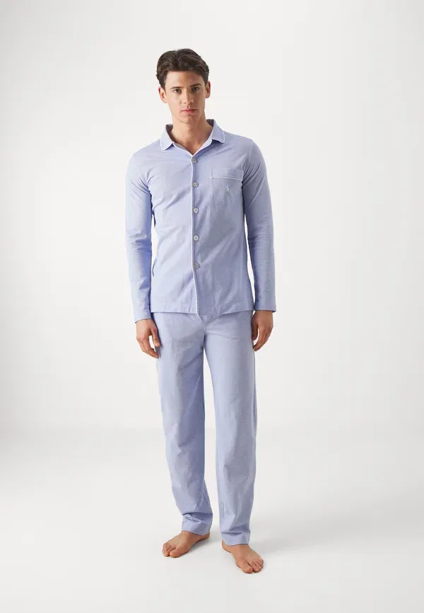 Пижама комплект из куртки и брюк Marl Polo Ralph Lauren, синий — фото 2