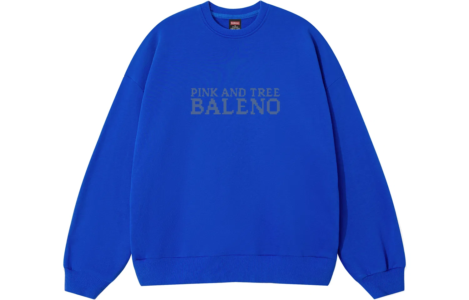 Детский свитшот свободного кроя с круглым вырезом BALENO, Klein Blue