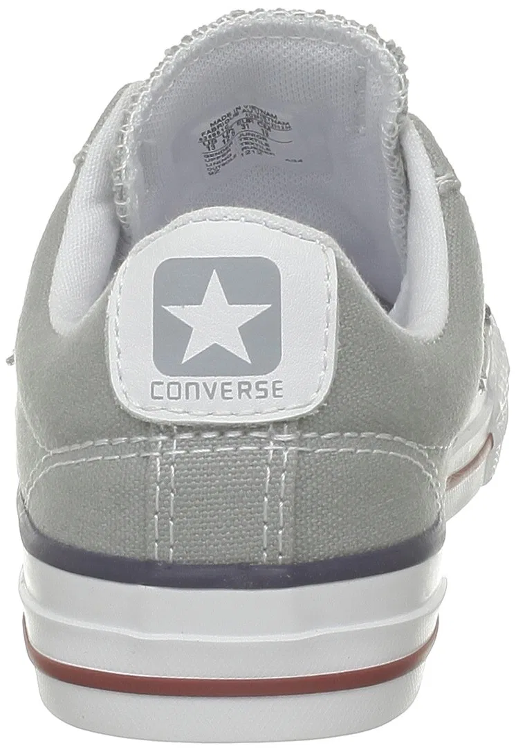 Детские кеды для мальчиков с принтом Star Player Ox Converse, Multicoloured Limestone Grey White — фото 3