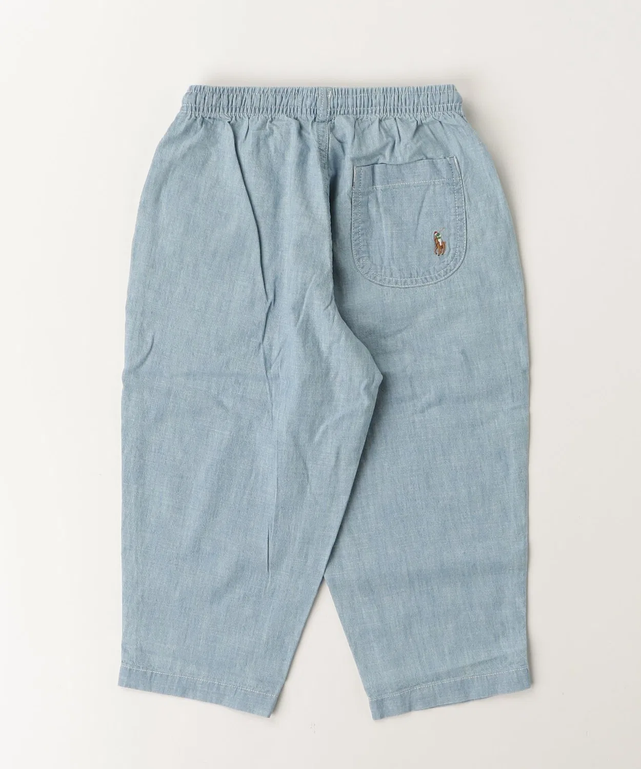 Детские штаны свободного кроя с вышивкой Polo Ralph Lauren Childrenswear, Blue — фото 4