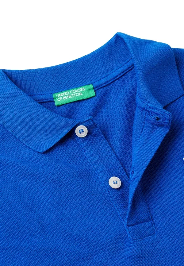Детская рубашка поло United Colors Of Benetton, синий — фото 3