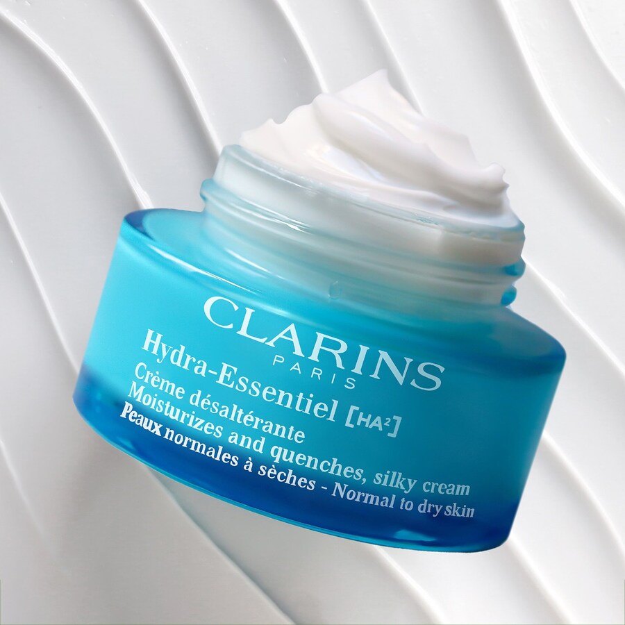 Увлажняющий крем Hydra-Essentiel Silky Moisturizer с двойной дозой гиалуроновой кислоты Clarins, 1.7 oz /50 mL — фото 4