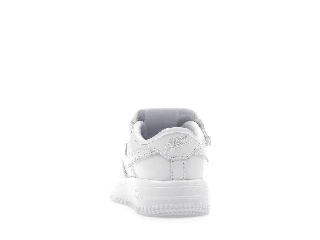 Детские кроссовки для мальчиков с липучками Nike Force 1 Low EasyOn, White/White/Cobalt Tint/White — фото 4