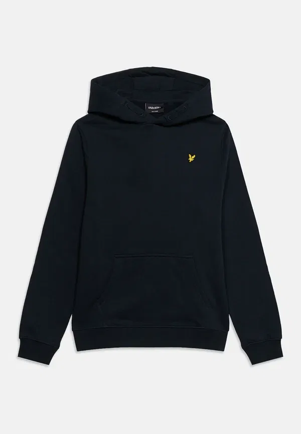 Худи с капюшоном хлопковое Brush back Lyle & Scott, Dark темно-синий