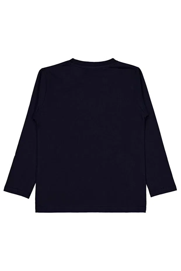 Детские свитшот для мальчиков с принтом Tokyo Civil Boys, Navy Blue — фото 2