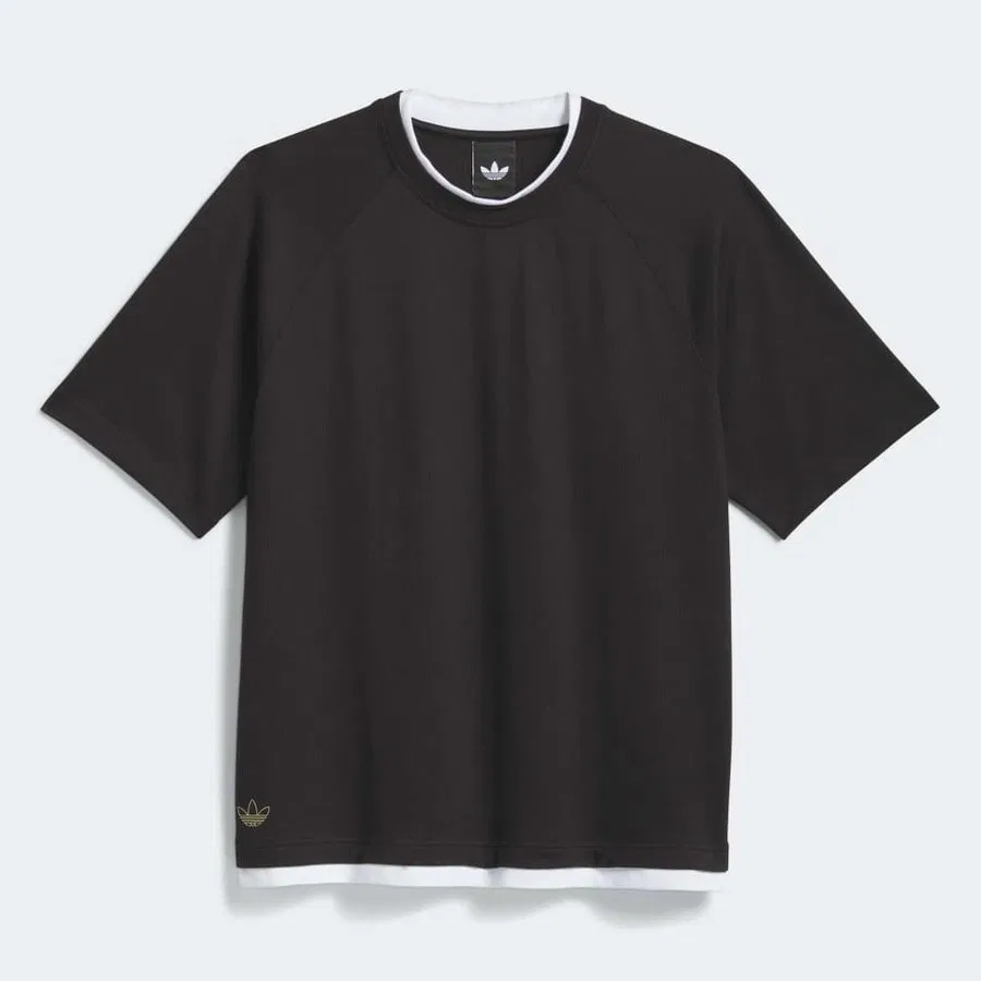 Футболка из хлопка с принтом Tysh Prem Tee adidas, Черный — фото 3