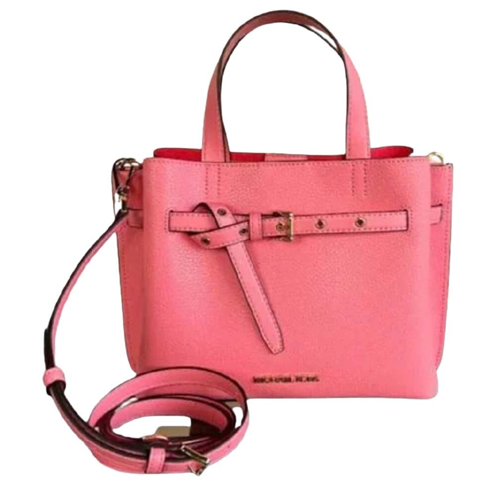 

Сумка кросс-боди Michael Kors Emilia Ebbled Leather, розовый