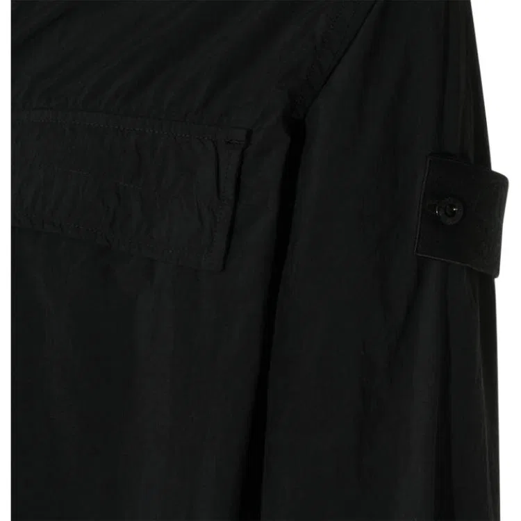 Рубашка прямого кроя с воротником Black Модель STONE ISLAND, Black — фото 4