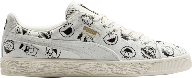 

Кроссовки Puma Sesame Street x Basket Whisper White, белый, Белый;серый, Кроссовки Puma Sesame Street x Basket Whisper White, белый