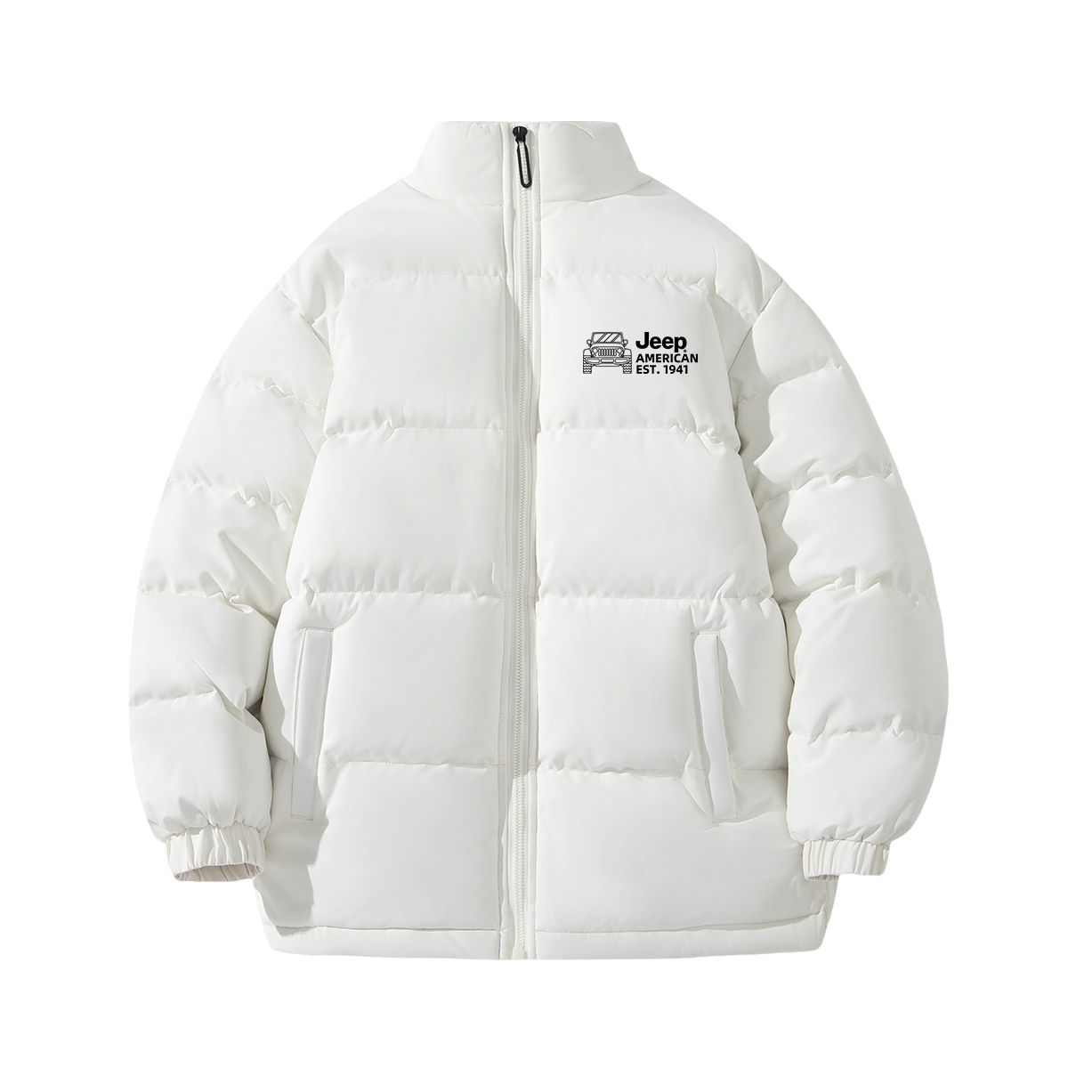 

Детская утепленная куртка с воротником стойкой Jeep, белый