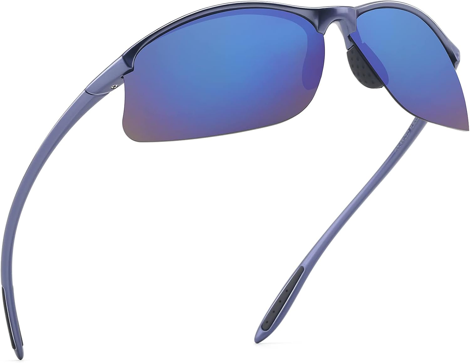 

Поляризованные спортивные солнцезащитные очки JULI для мужчин и женщин, оправа Tr90, небьющаяся, для бега, рыбалки, бейсбола, вождения, MJ8002 JULI Eyewear, Blue/Blue Mirrored