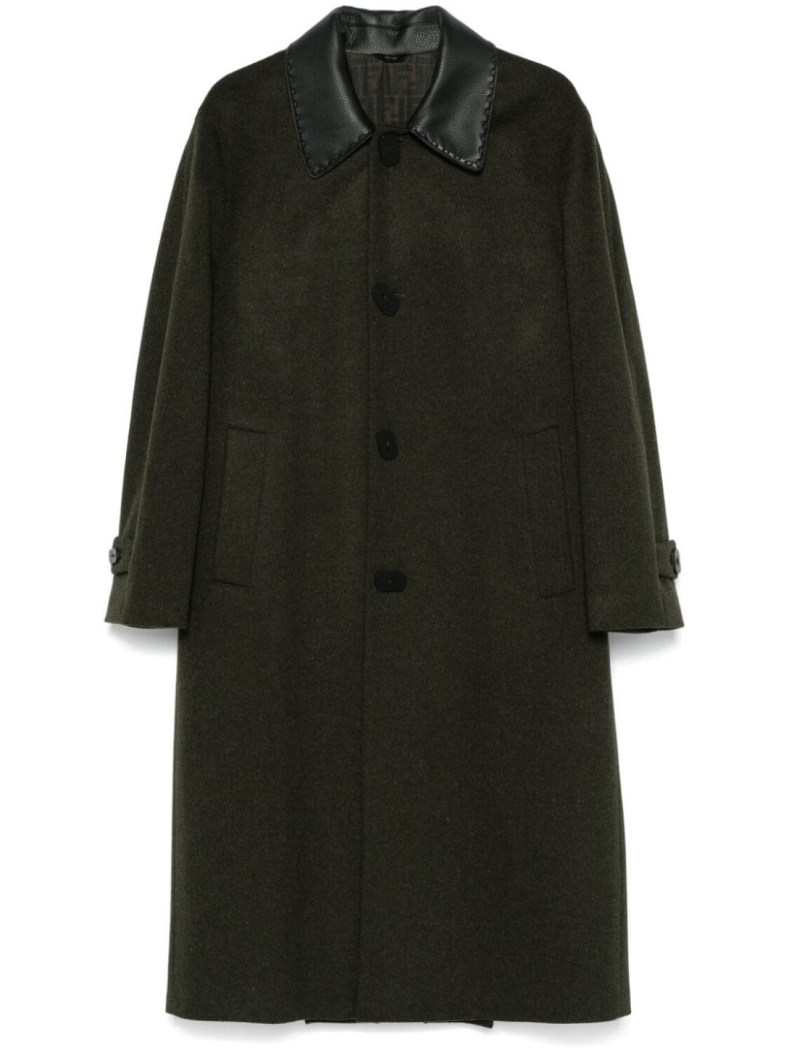

Пальто FENDI со складками, зеленый