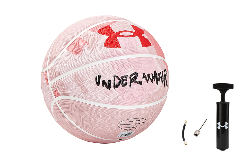 

Under Armour Баскетбольный мяч China Rubber Basketball Sky Pink Size 7 Training Competition Unisex