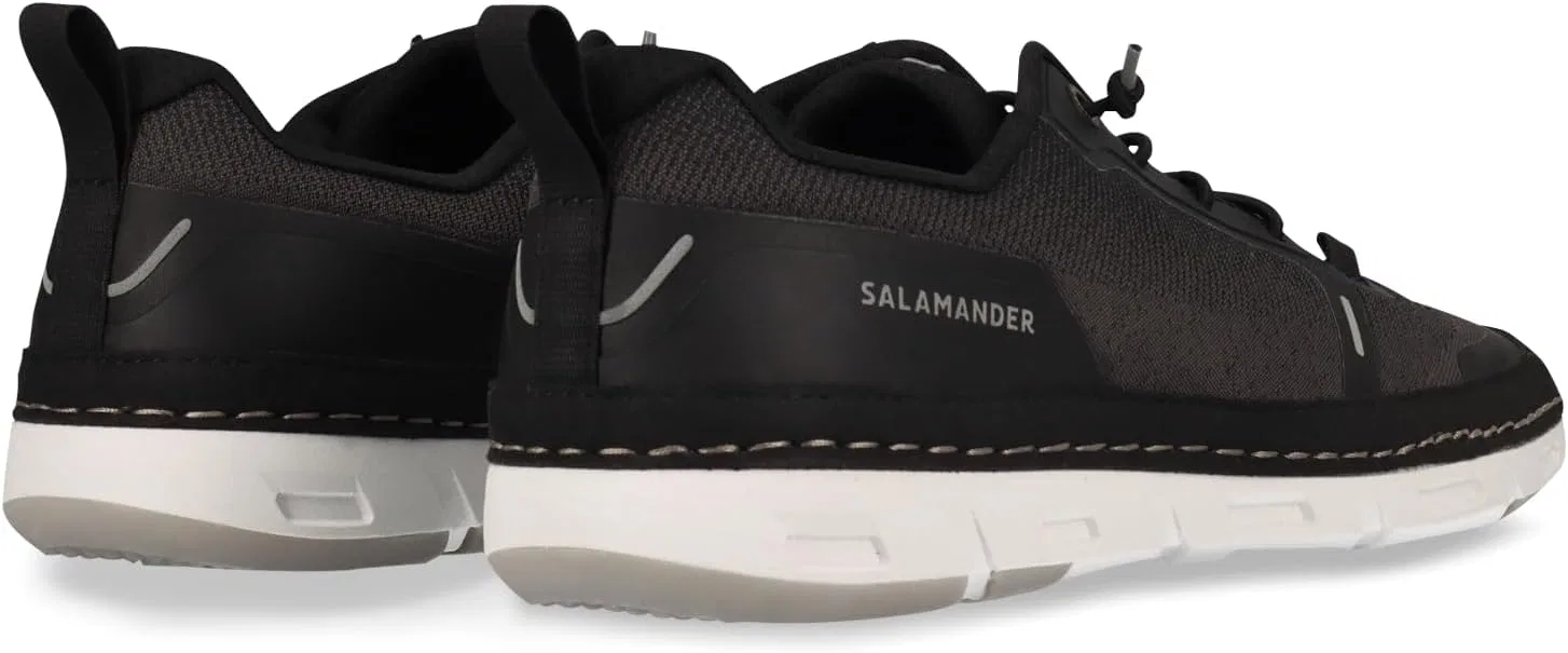 Мужские деловые туфли Salamander, на шнуровке, со сменной стелькой, Black Dark Grey 1011 — фото 3