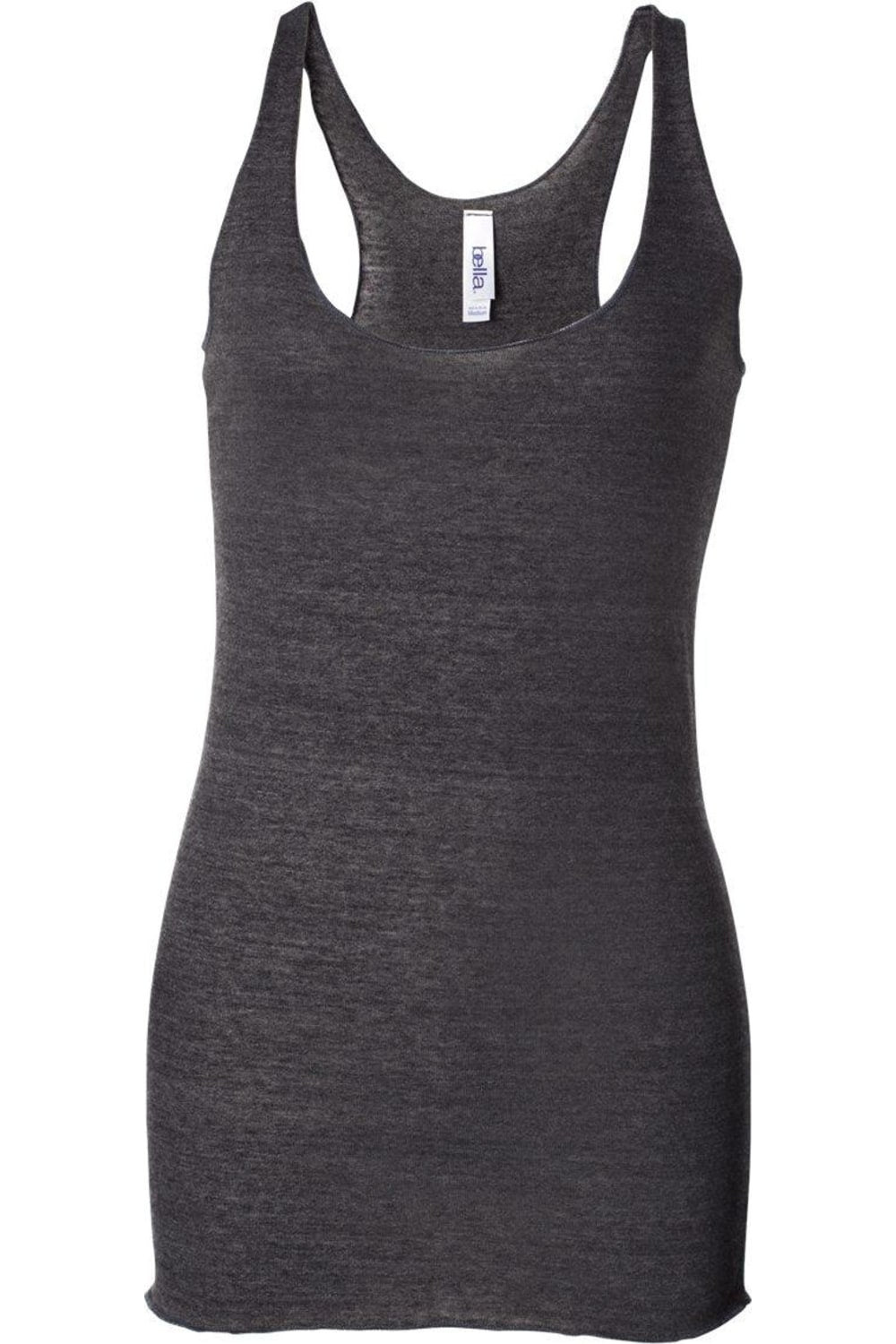 

Женская майка-борцовка BELLA + CANVAS Triblend, цвет charcoal black triblend