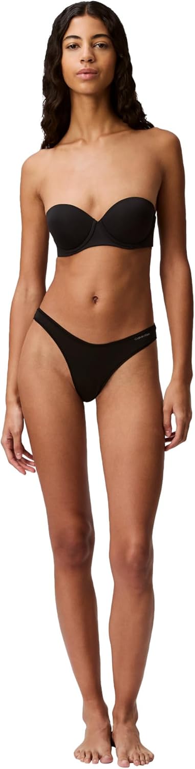 Женский бюстгальтер-трансформер без бретелек Calvin Klein Perfectly Fit Push Up, Black001 — фото 2