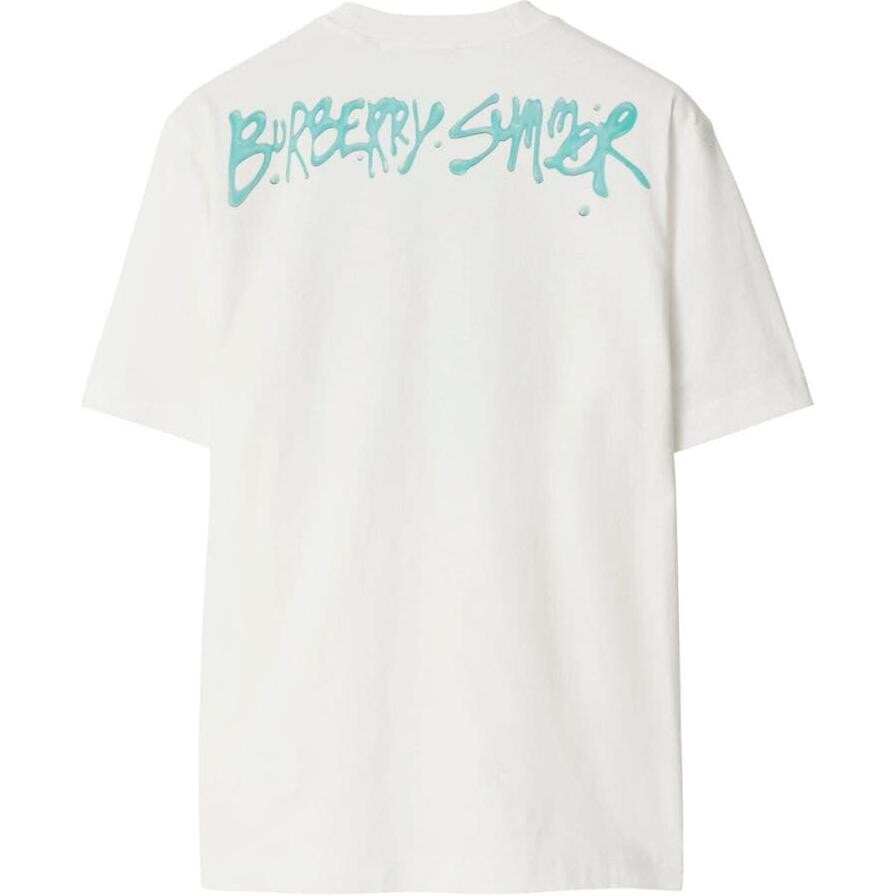 Футболка мужская Burberry белый — фото 2